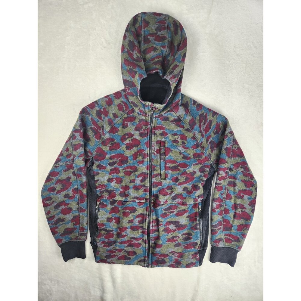 Lululemon Men's Large Best Coast Hoodie Sweater Jacket Urban Leopard Camo
